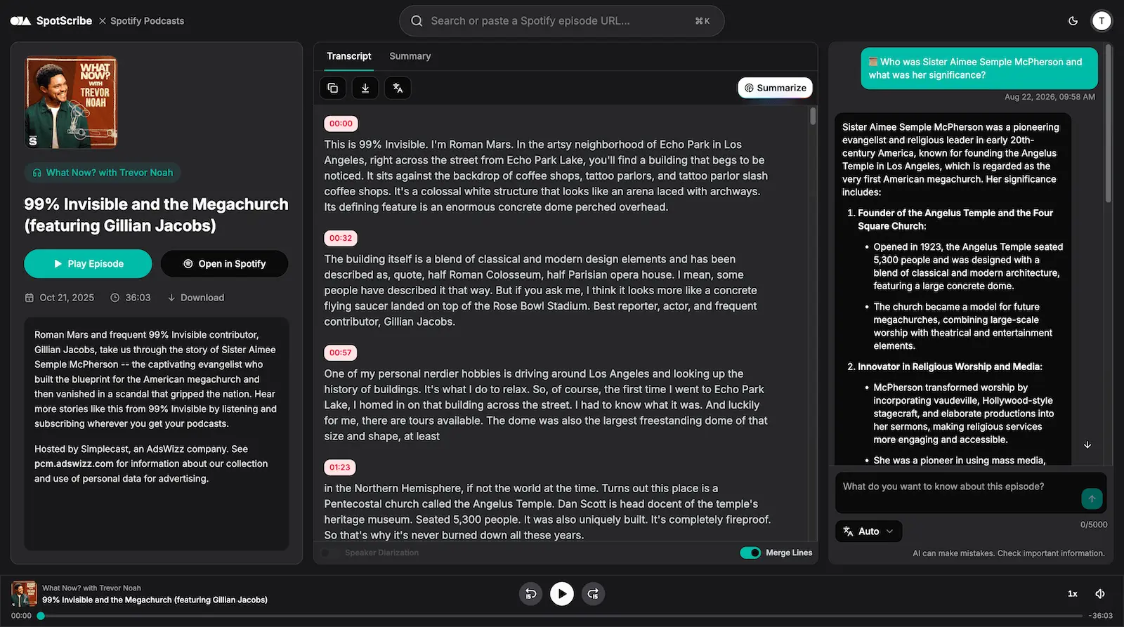 SpotScribe App Image