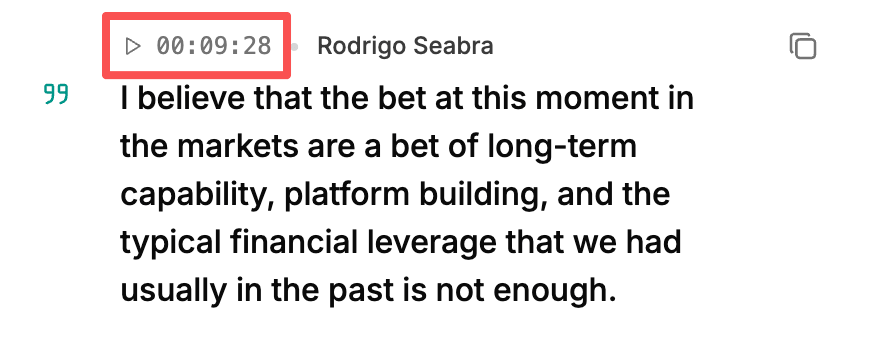 Jump from a Quote to Its Exact Moment