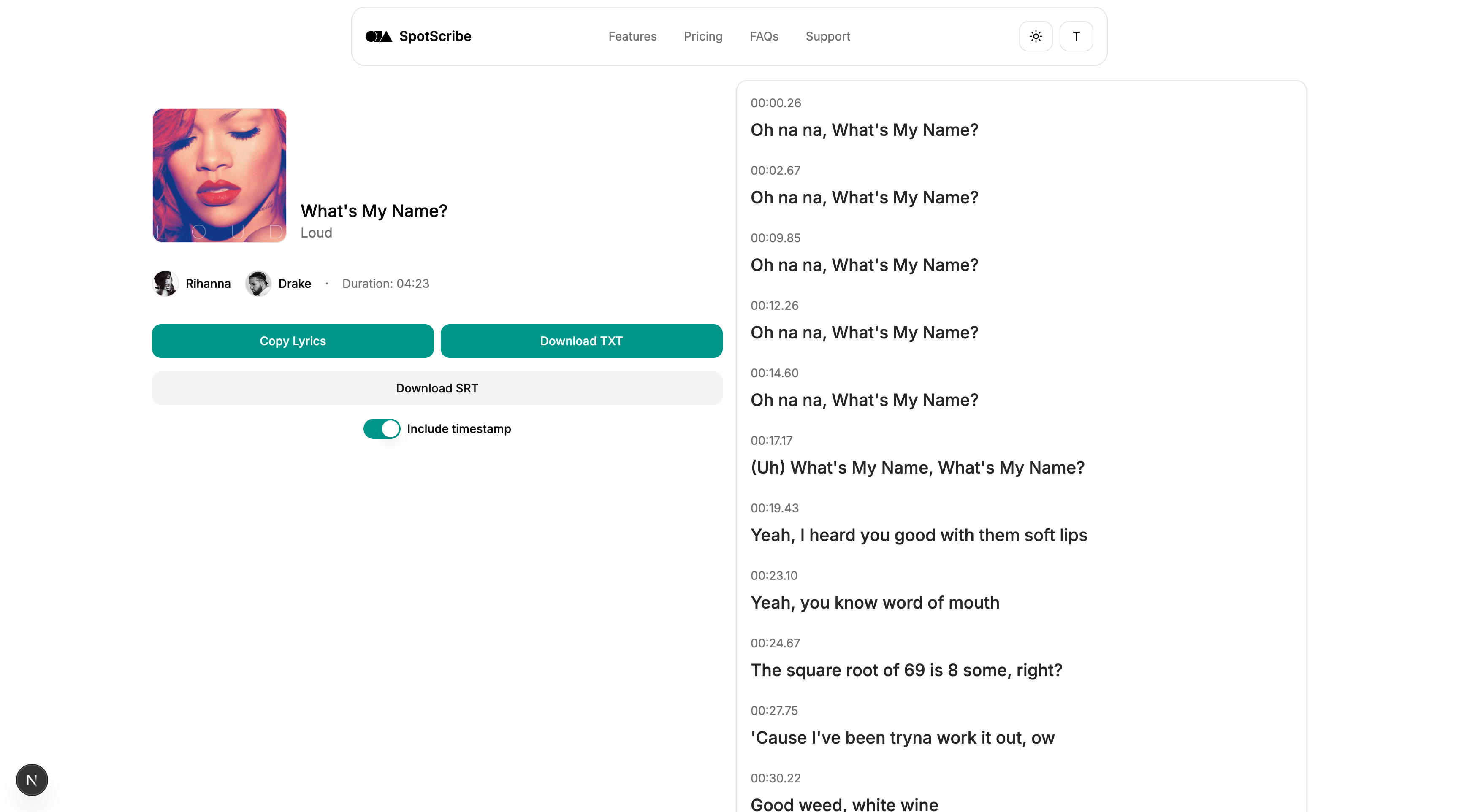 SpotScribe App Image